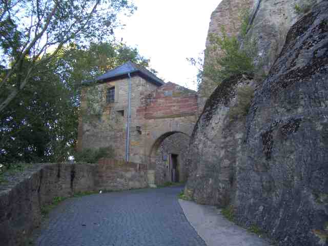 Der Eingang zum Schloss Waldeck